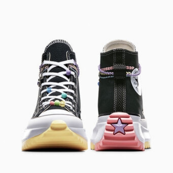 Converse Run Star Hike Platform Embroidered Bracelet Women's Sz - Picture 6 of 16